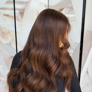 mocha hd lace wig – 100% human hair, natural hairline